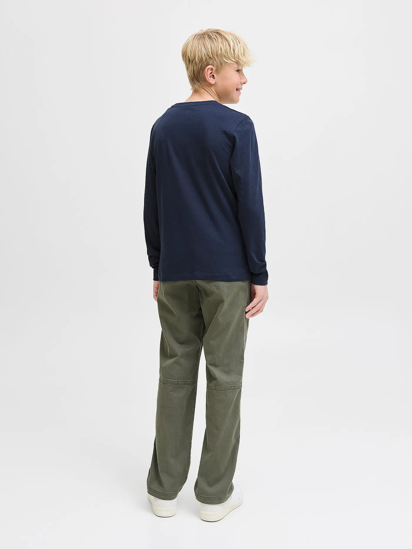 JACK & JONES | Jungen Langarmshirt JJELOGO | dunkelblau