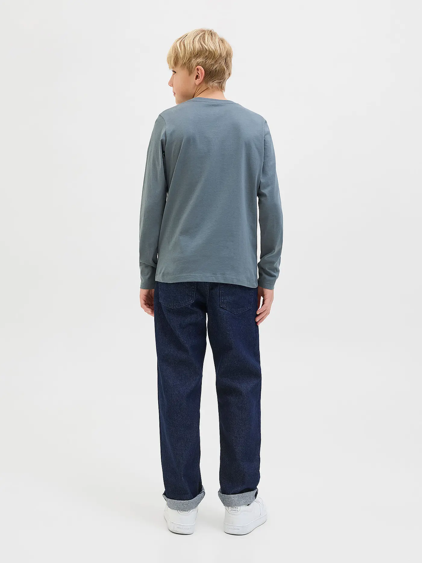 JACK & JONES | Jungen Langarmshirt JJELOGO | blau