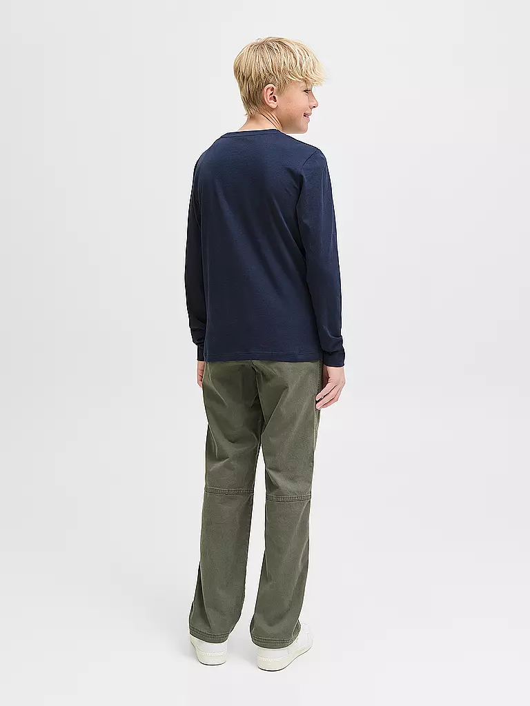 JACK & JONES | Jungen Langarmshirt JJELOGO | blau