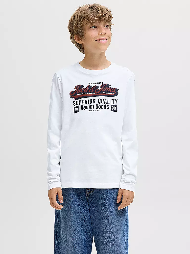 JACK & JONES | Jungen Langarmshirt JJELOGO | dunkelblau