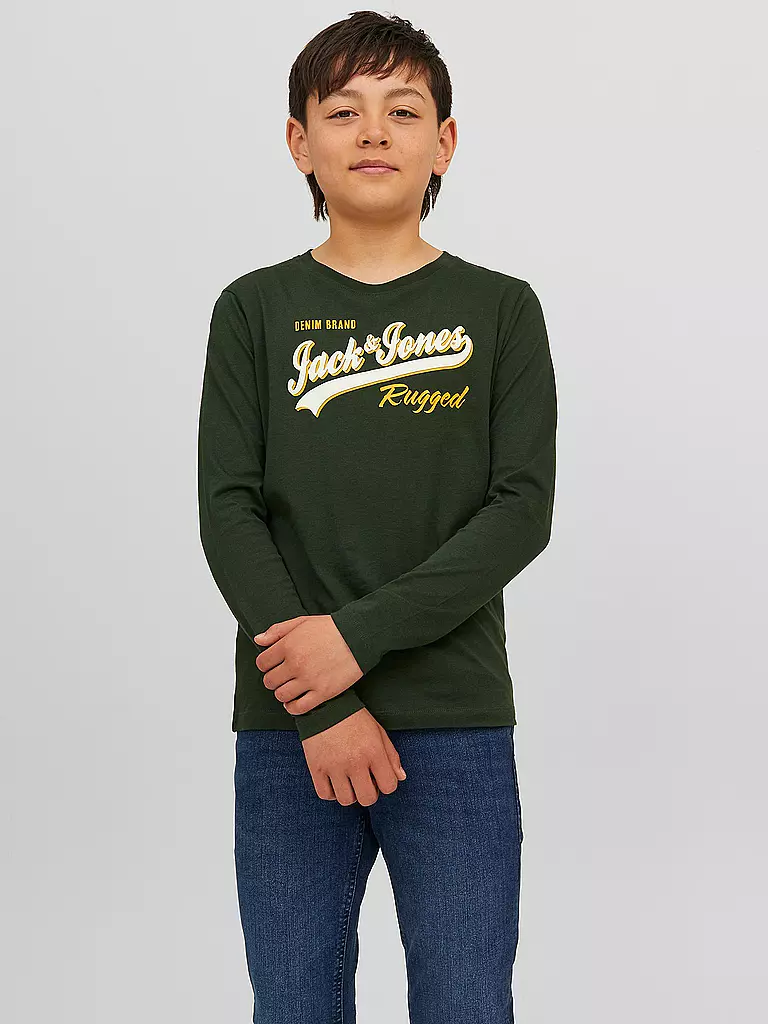 JACK & JONES | Jungen Langarmshirt JJELOGO | dunkelblau