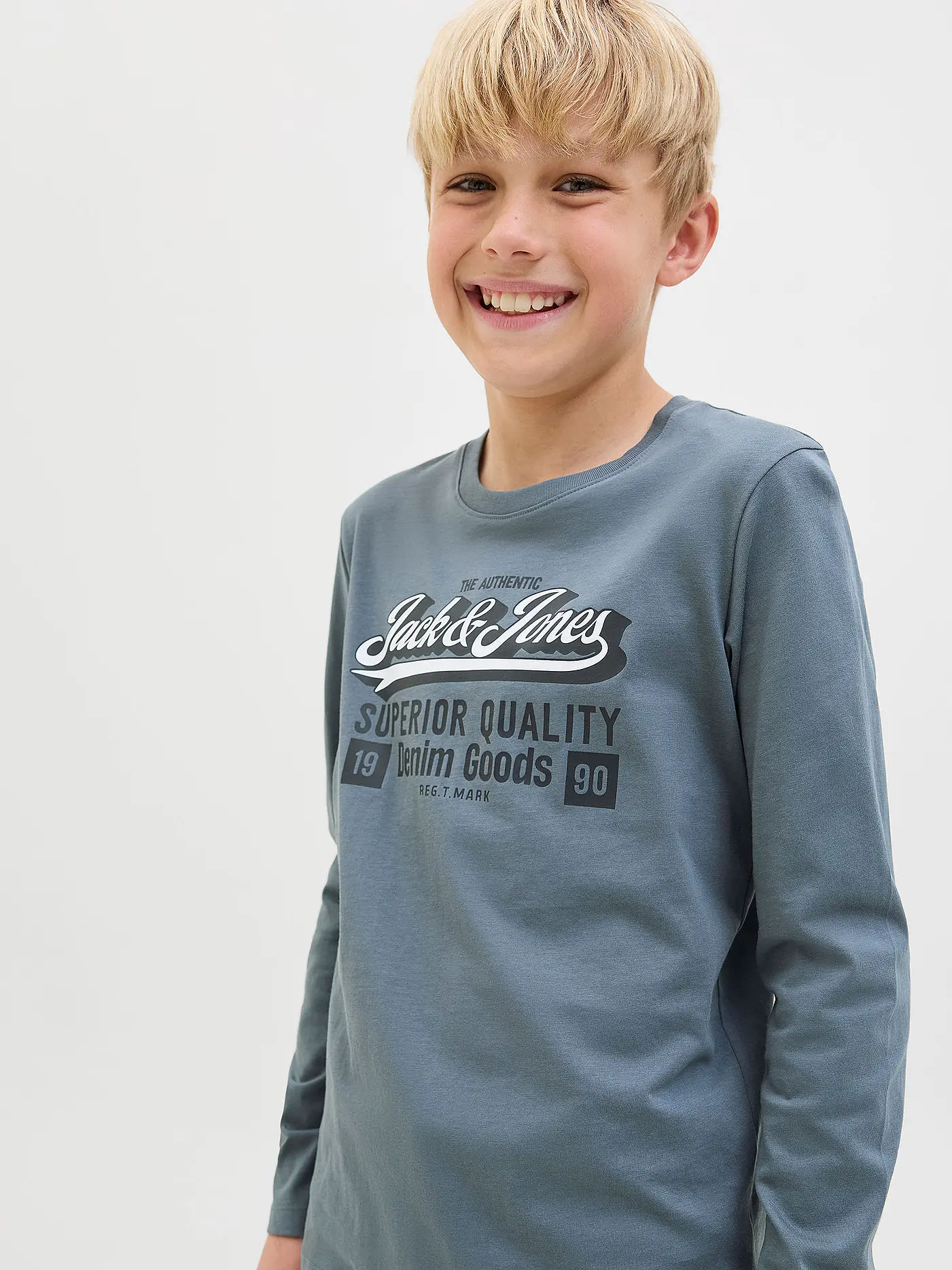 JACK & JONES | Jungen Langarmshirt JJELOGO | blau