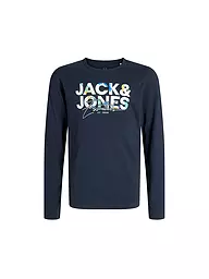 JACK & JONES | Jungen Langarmshirt JJGEPLAS | dunkelblau
