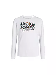 JACK & JONES | Jungen Langarmshirt JJGEPLAS | weiss