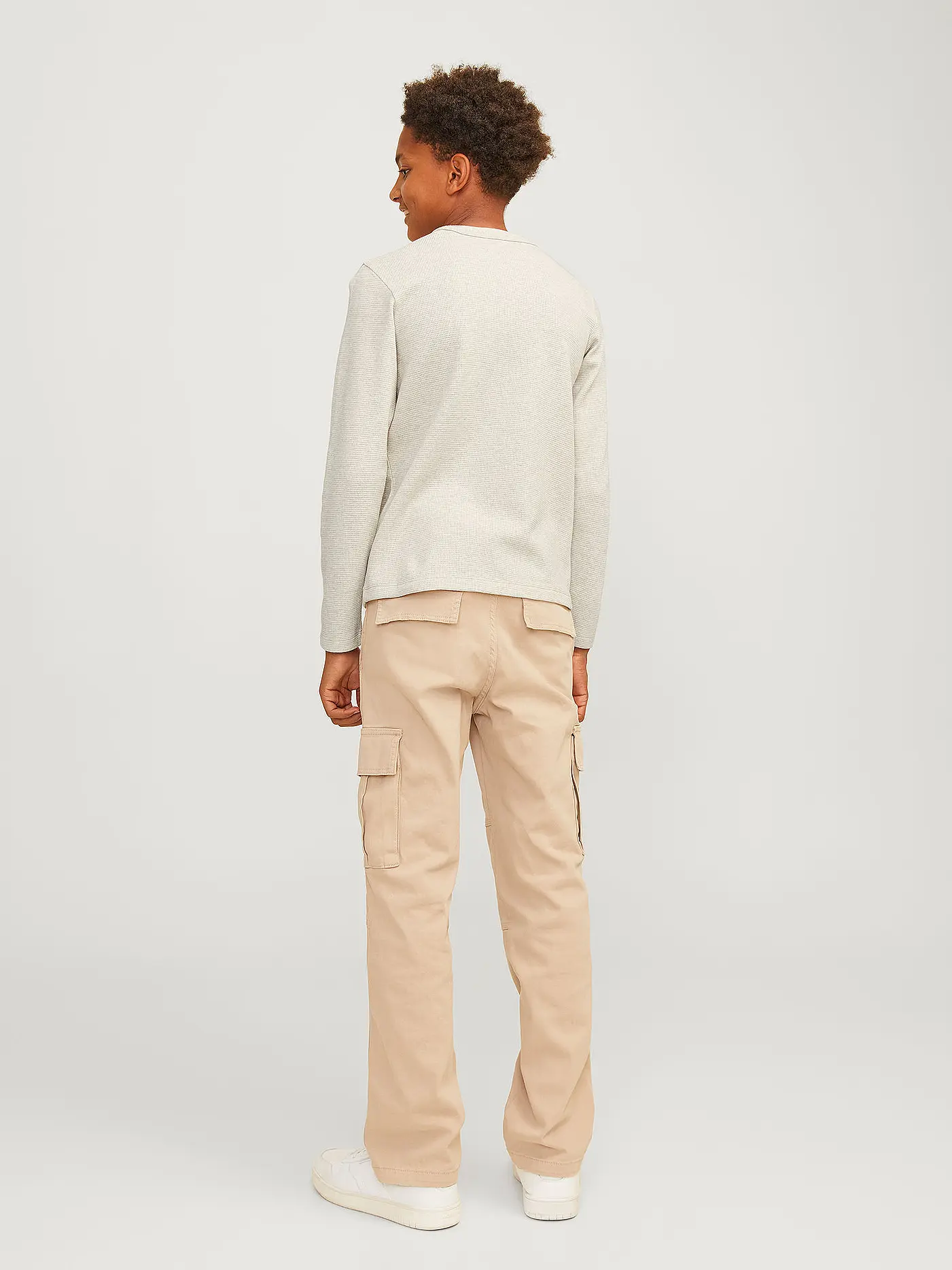 JACK & JONES | Jungen Langarmshirt JPRBLUHARRY | beige