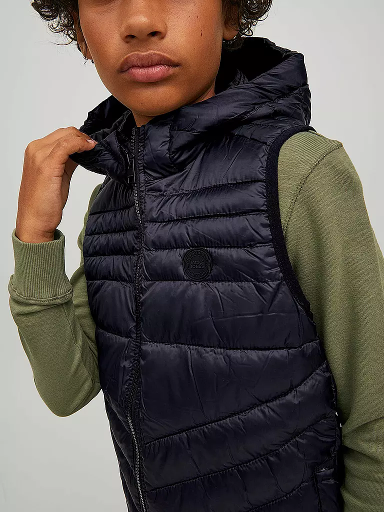 JACK & JONES | Jungen Steppgilet  JJEHERO | dunkelblau