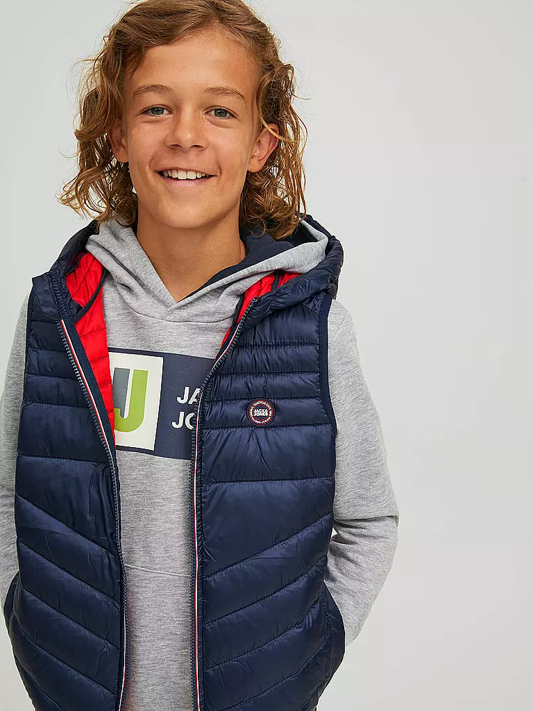 JACK & JONES | Jungen Steppgilet JJEHERO | dunkelblau