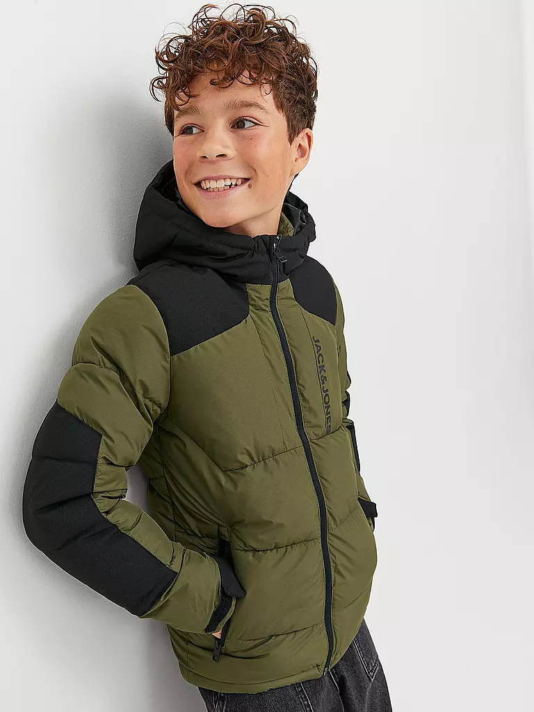 JACK & JONES | Jungen Steppjacke JCOOTIS | dunkelrot