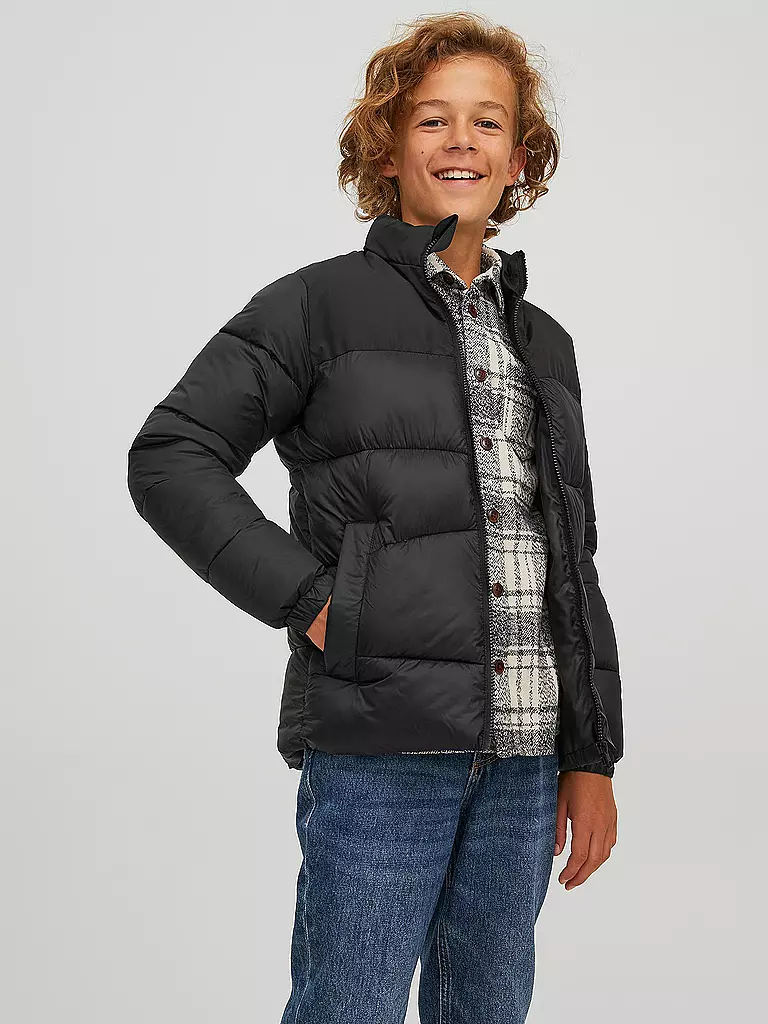 JACK & JONES | Jungen Steppjacke JJCHILI | schwarz