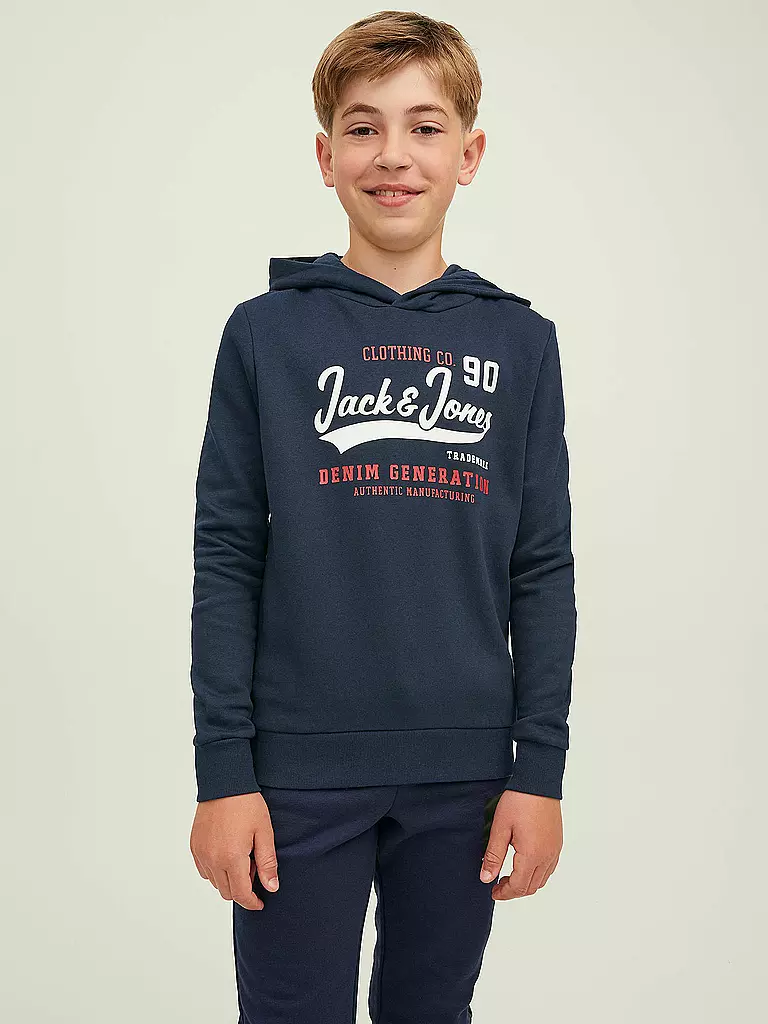 JACK & JONES | Jungen Sweater JJELOGO | dunkelgrün