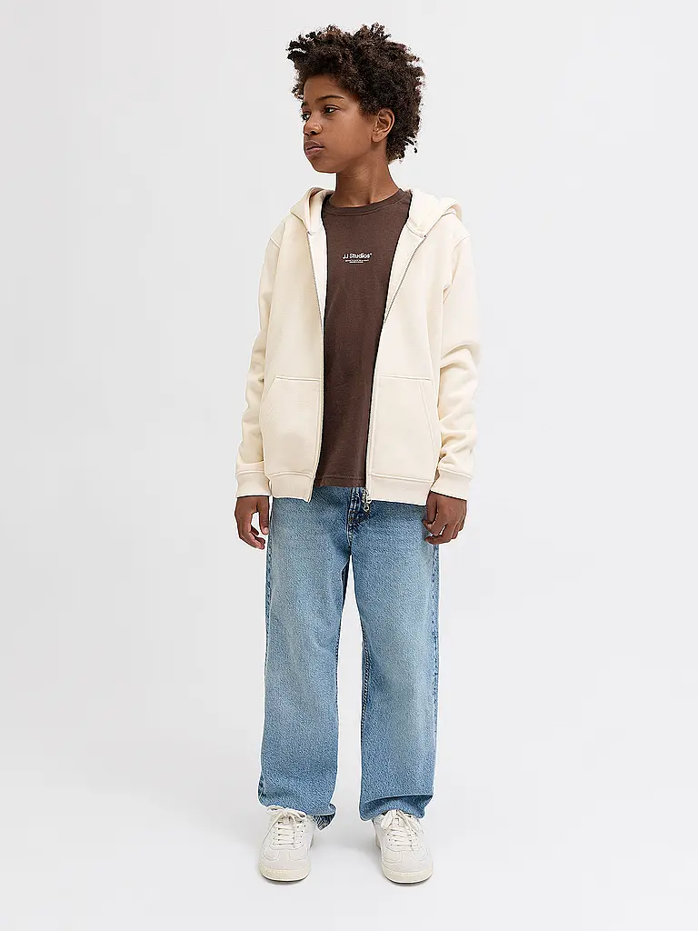 JACK & JONES | Jungen Sweatjacke JORBEDFORD  | Creme