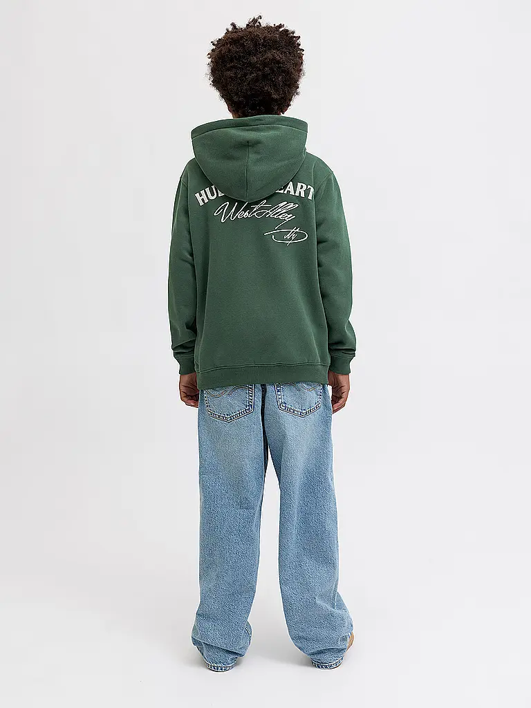 JACK & JONES | Jungen Sweatjacke JORBEDFORD  | Dunkelgrün