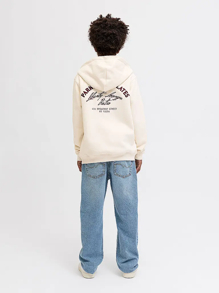 JACK & JONES | Jungen Sweatjacke JORBEDFORD  | Creme