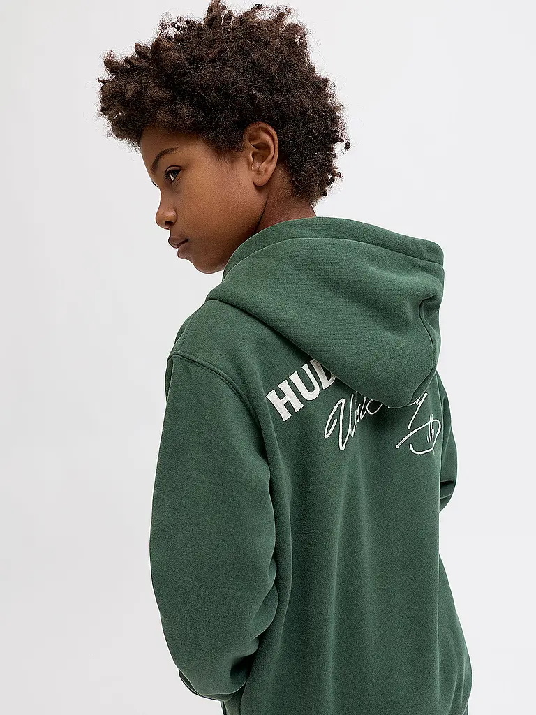 JACK & JONES | Jungen Sweatjacke JORBEDFORD  | Dunkelgrün