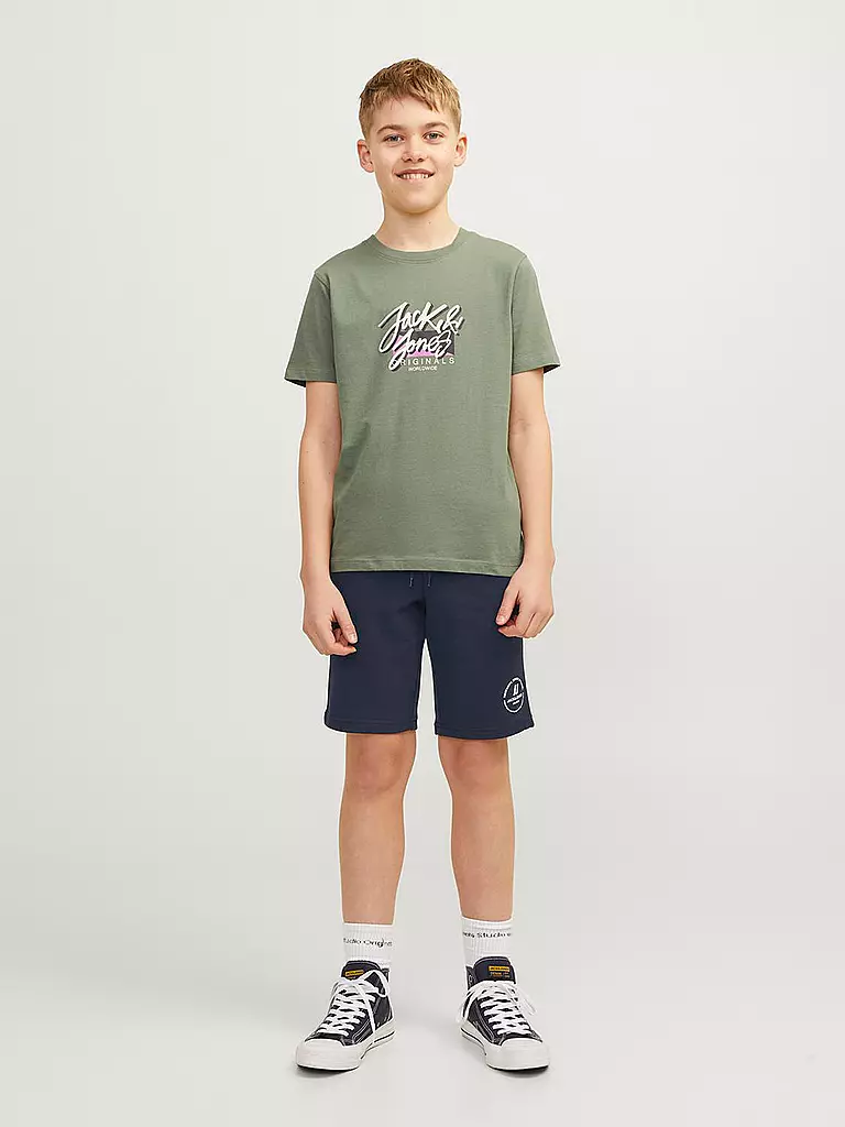 JACK & JONES | Jungen Sweatshorts JPSTSWIFT | hellgrau