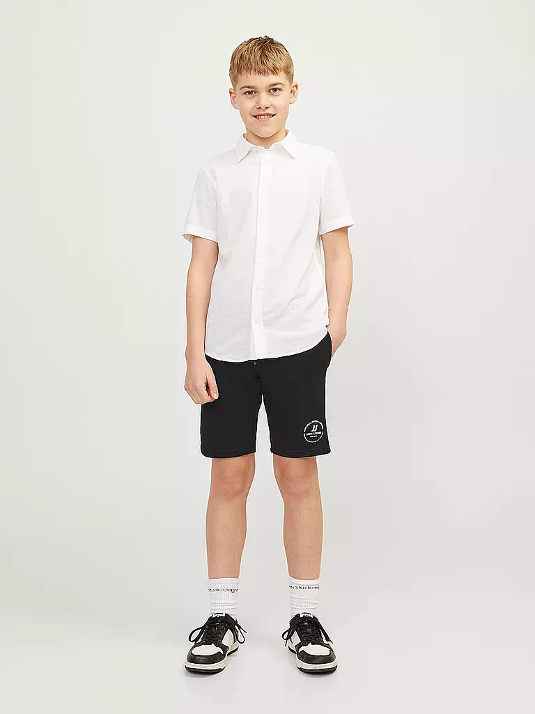 JACK & JONES | Jungen Sweatshorts JPSTSWIFT | hellgrau