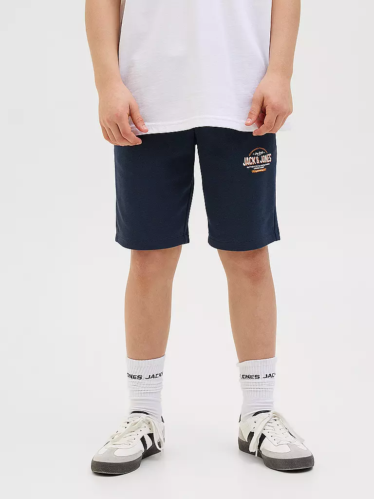 JACK & JONES | Jungen Sweatshorts | dunkelblau