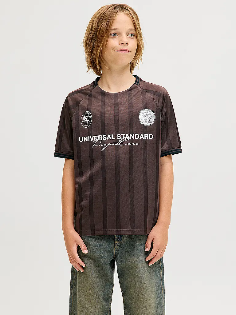 JACK & JONES | Jungen T-Shirt JCOCOVER | braun