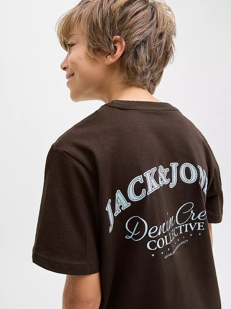 JACK & JONES | Jungen T-Shirt JJEBRANDES  | braun