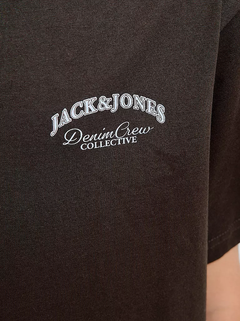 JACK & JONES | Jungen T-Shirt JJEBRANDES | dunkelrot