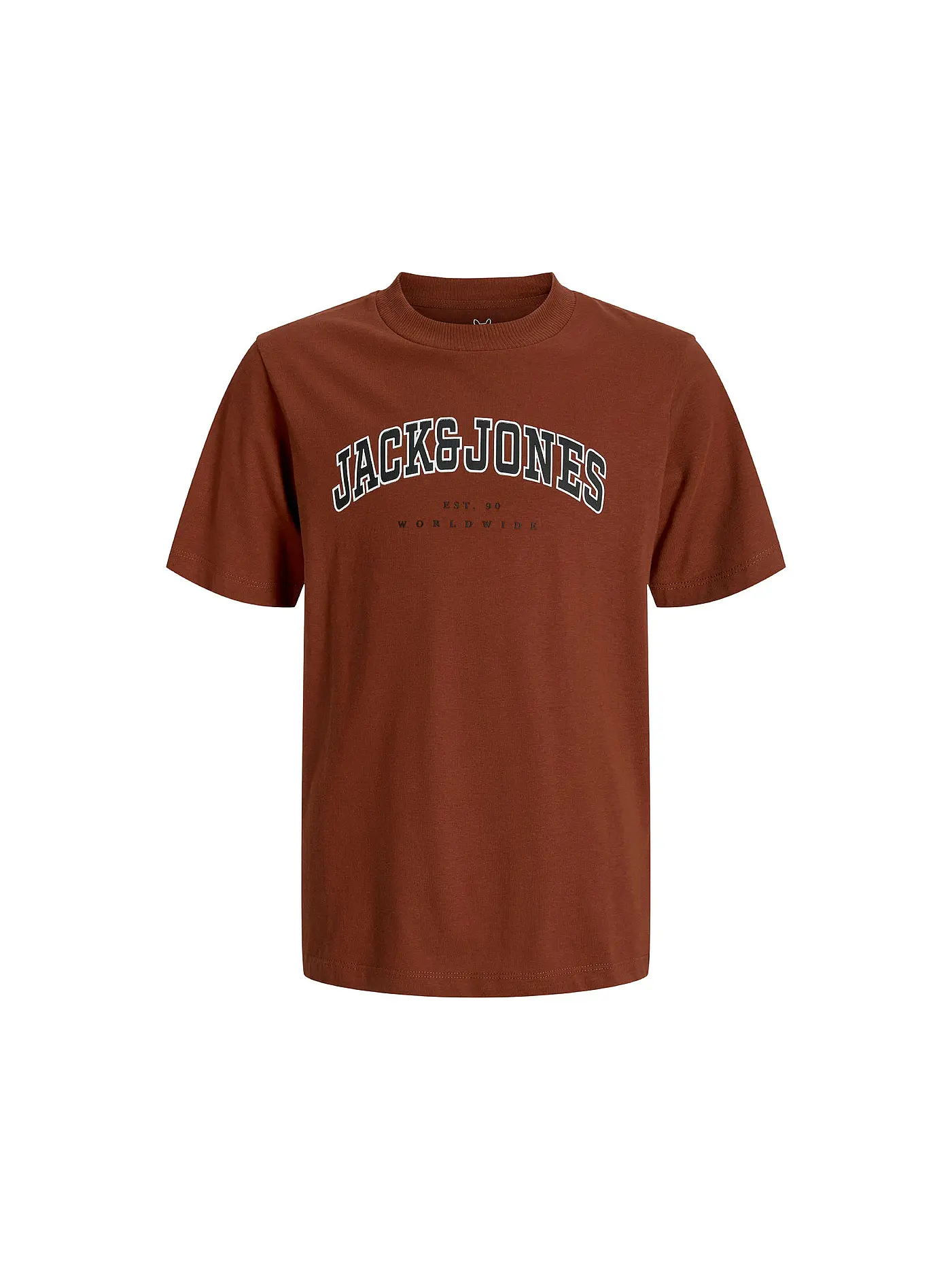 JACK & JONES | Jungen T-Shirt  JJECALEB VARSITY TEE  | dunkelrot