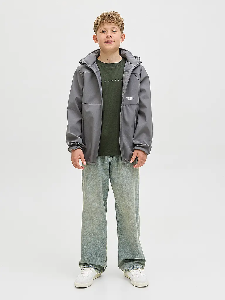 JACK & JONES | Jungen T-Shirt JJESTAR | Dunkelgrün