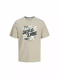 JACK & JONES | Jungen T-Shirt JJHAWAII | beige