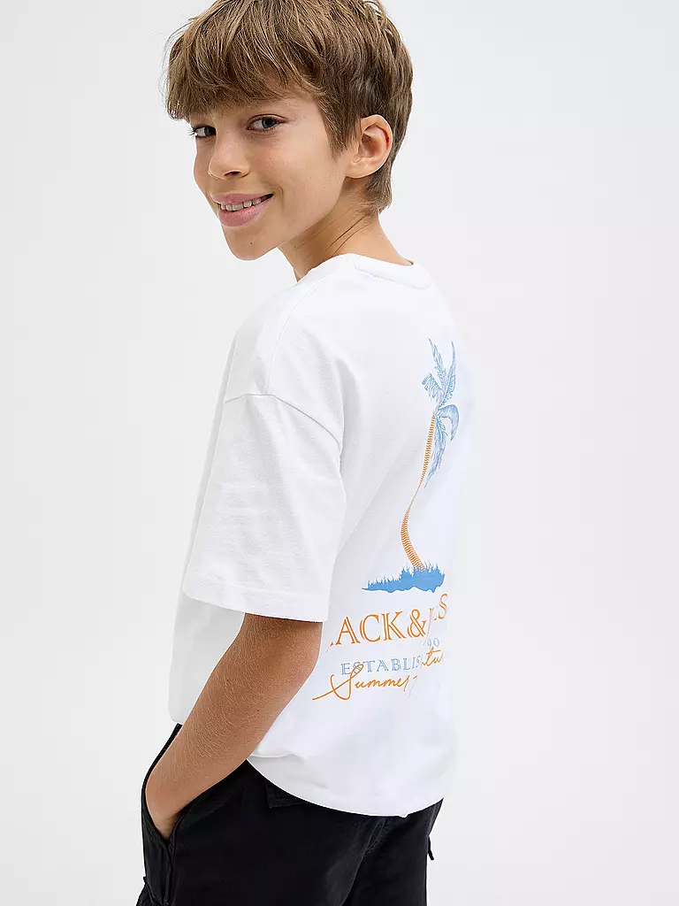 JACK & JONES | Jungen T-Shirt JJSUMMER | hellblau