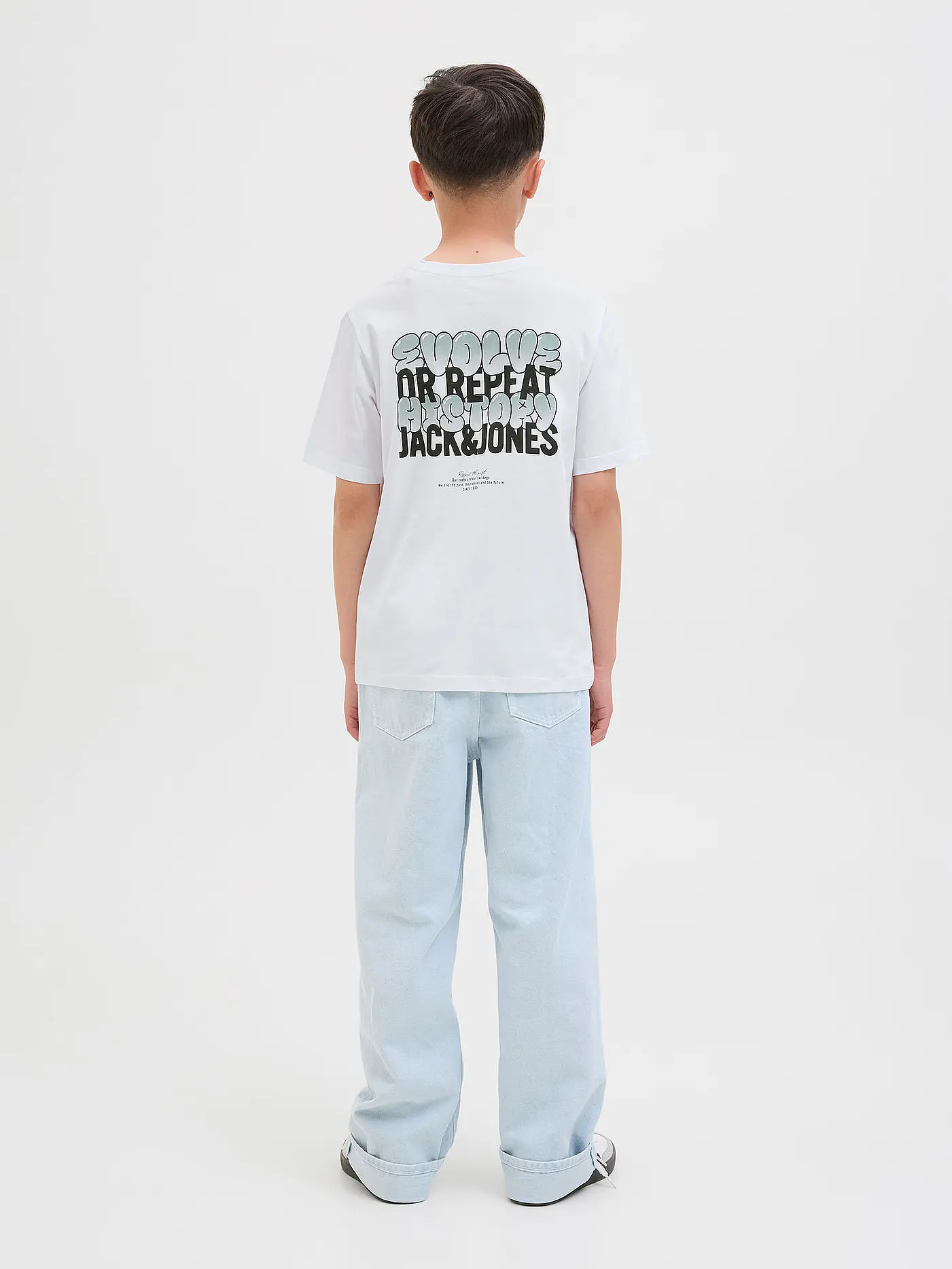 JACK & JONES | Jungen T-Shirt JJWOBLY | weiss