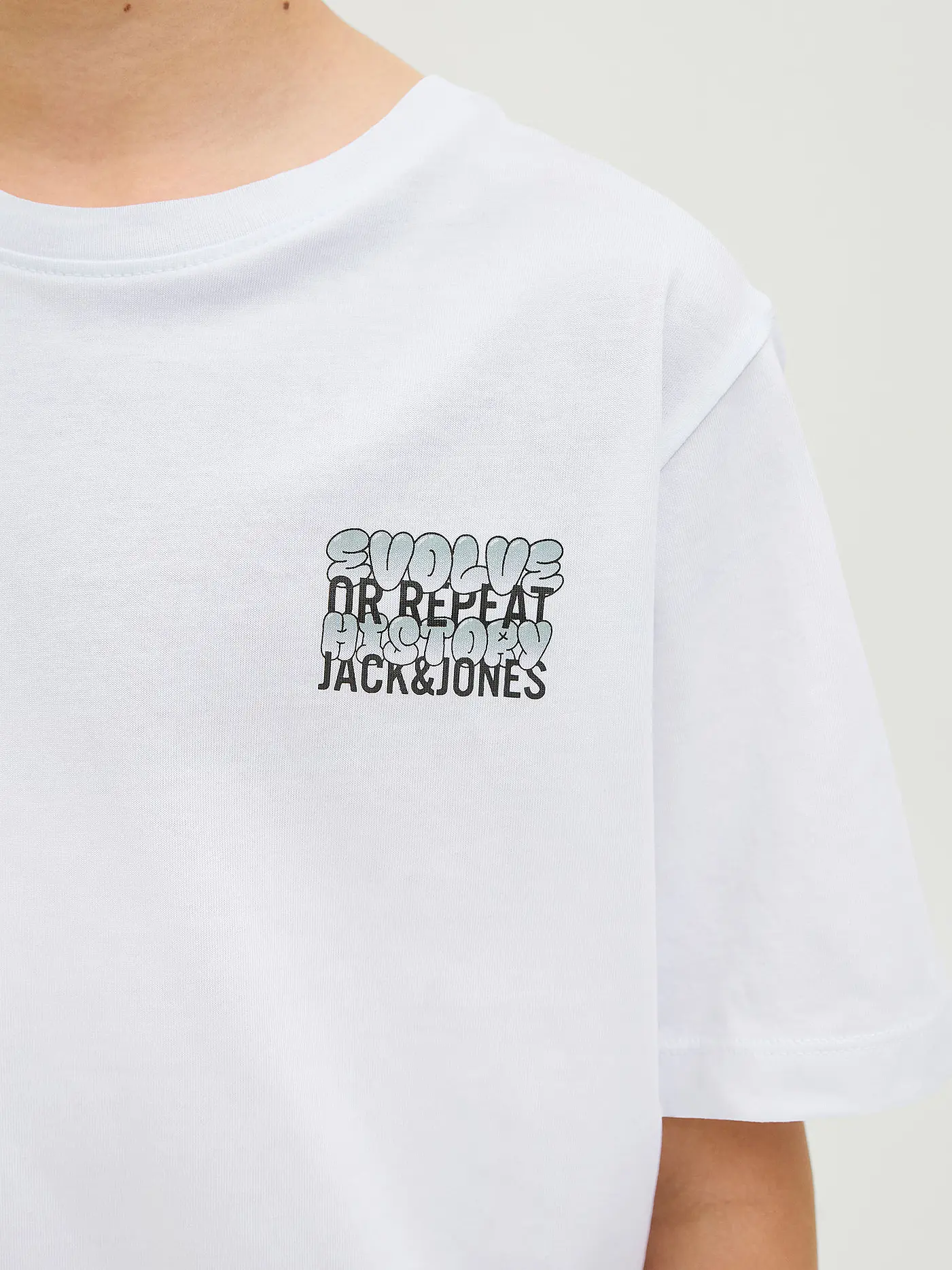 JACK & JONES | Jungen T-Shirt JJWOBLY | weiss