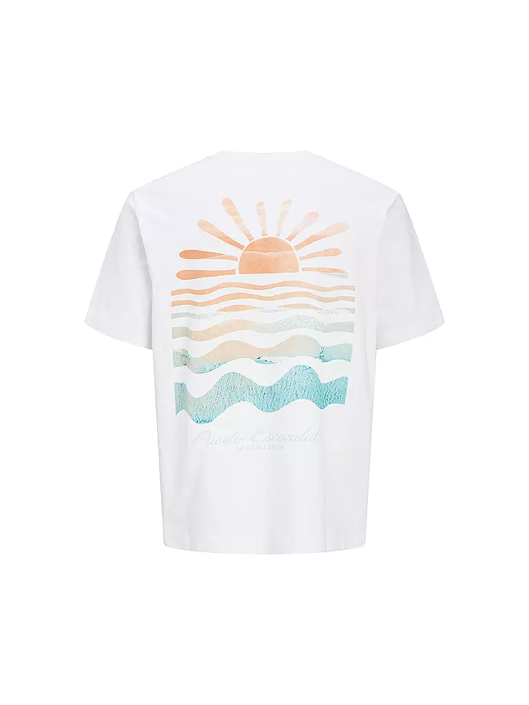 JACK & JONES | Jungen T-Shirt JORCANGGU SUMMER PICTURE | beige