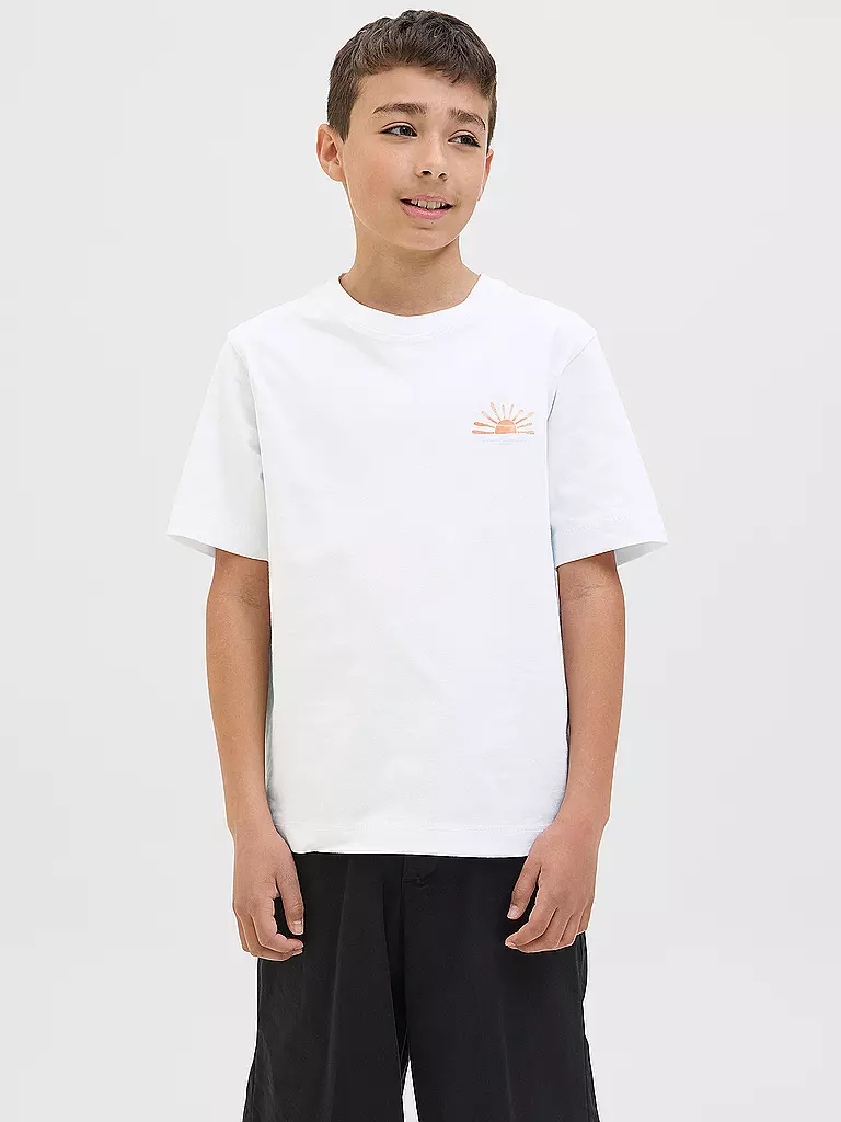 JACK & JONES | Jungen T-Shirt JORCANGGU SUMMER | beige