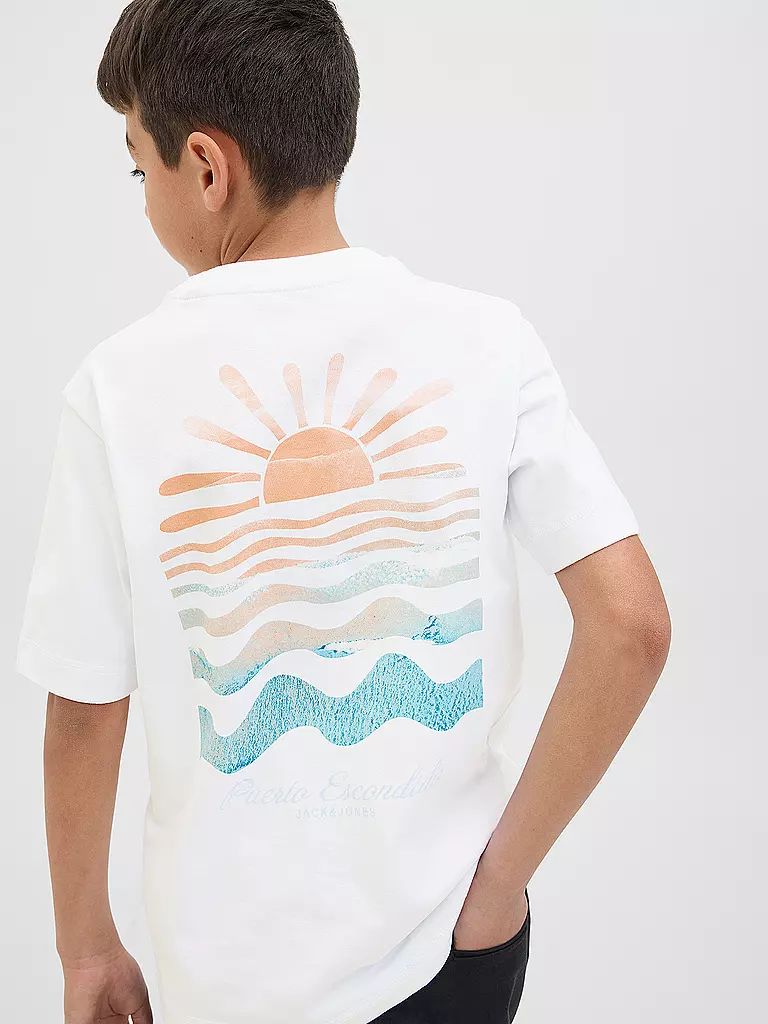 JACK & JONES | Jungen T-Shirt JORCANGGU SUMMER | beige