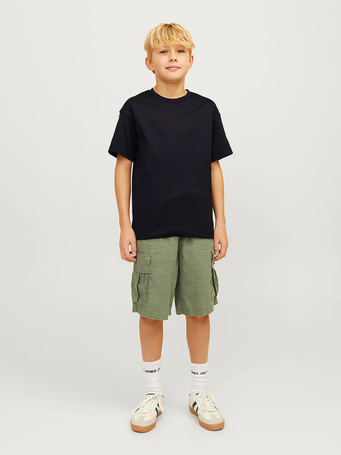 JACK & JONES | Jungen T-Shirt Loose Fit JJEURBAN EDGE | schwarz