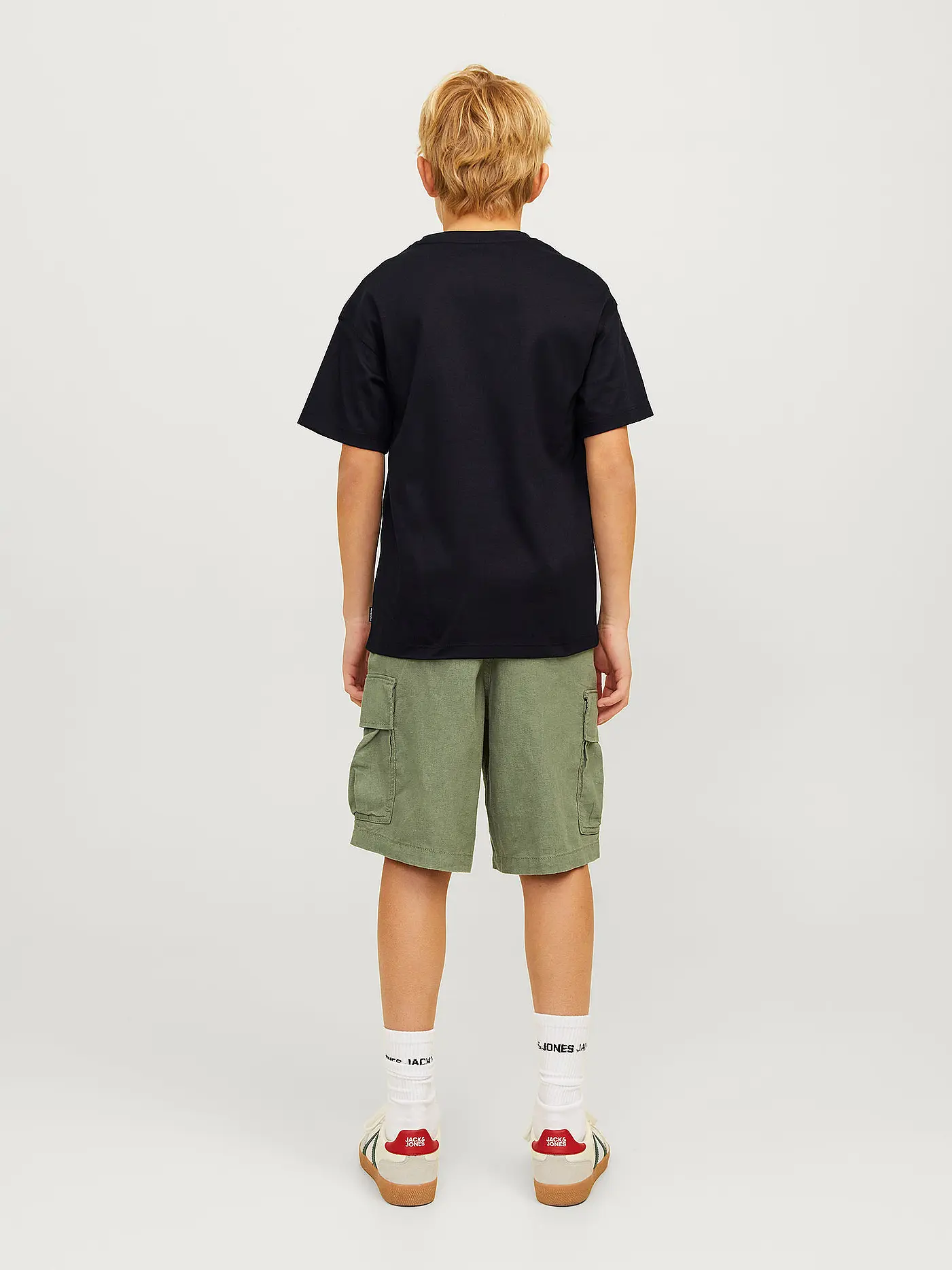 JACK & JONES | Jungen T-Shirt Loose Fit JJEURBAN EDGE | schwarz