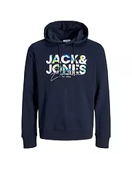 JACK & JONES | Kapuzensweater - Hoodie JJGEPLAS | dunkelblau