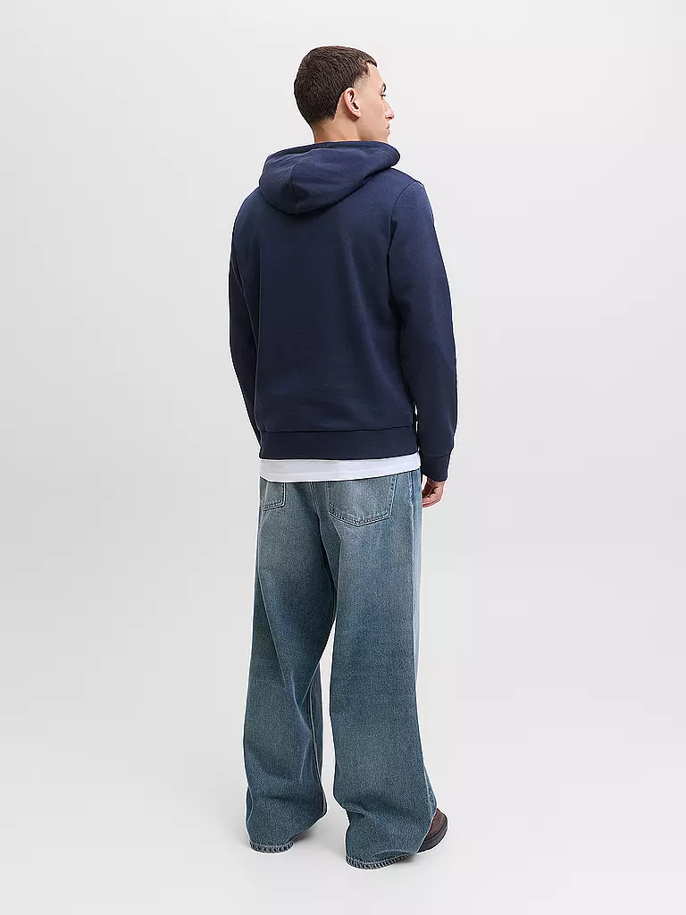 JACK & JONES | Kapuzensweater - Hoodie JJGEPLAS  | dunkelblau