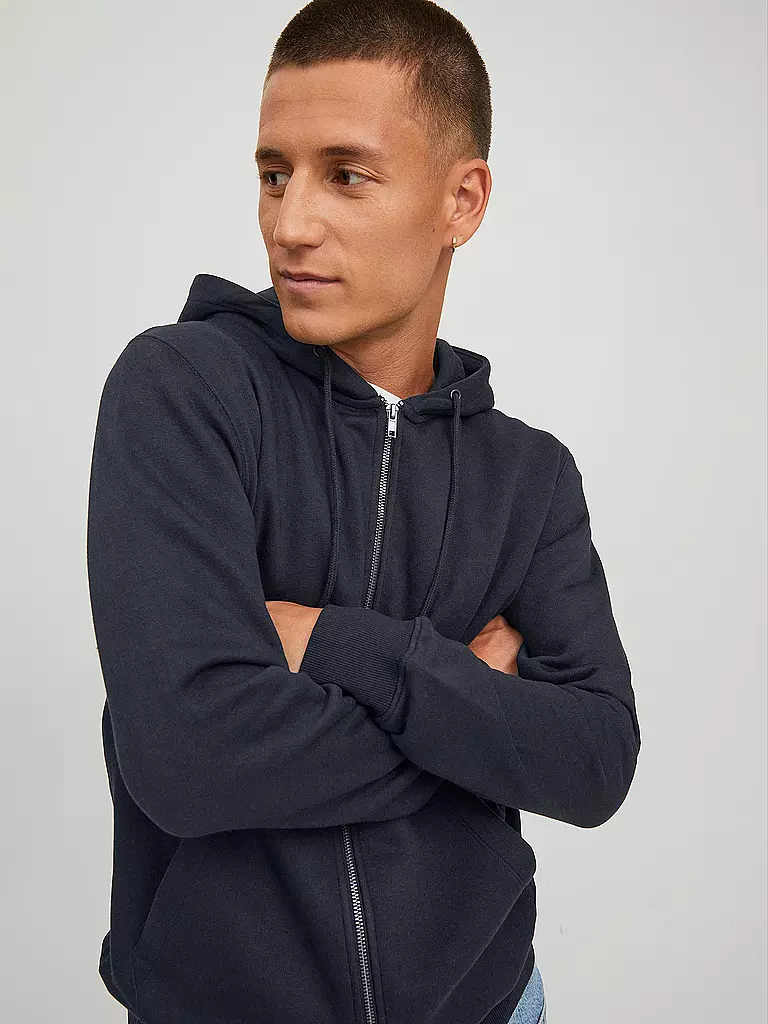 JACK & JONES | Kapuzensweatjacke JJESTAR | grau