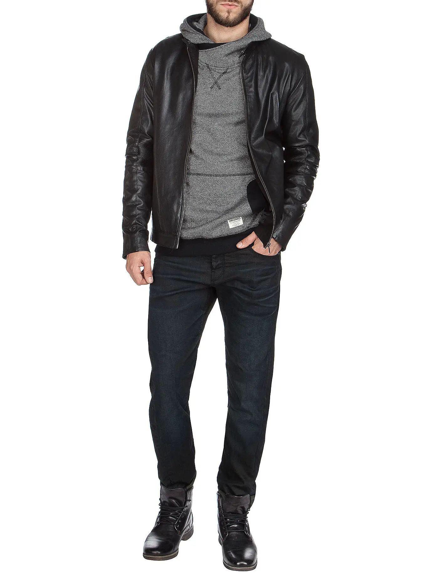 JACK & JONES | Lederjacke | 