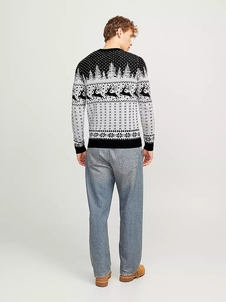 JACK & JONES | Pullover JJXMAS GABRIEL | schwarz