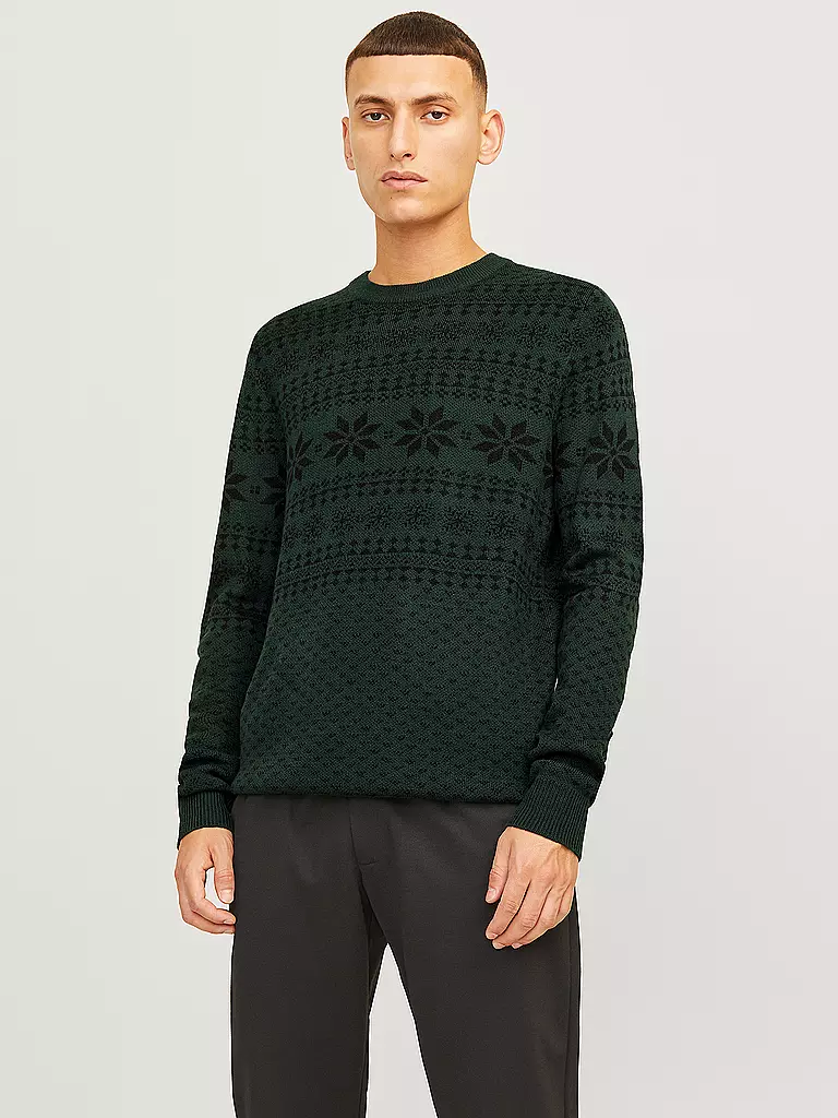 JACK & JONES | Pullover JJXMAS GABRIEL | dunkelblau