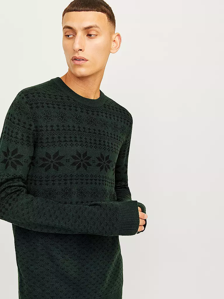 JACK & JONES | Pullover JJXMAS GABRIEL | dunkelblau