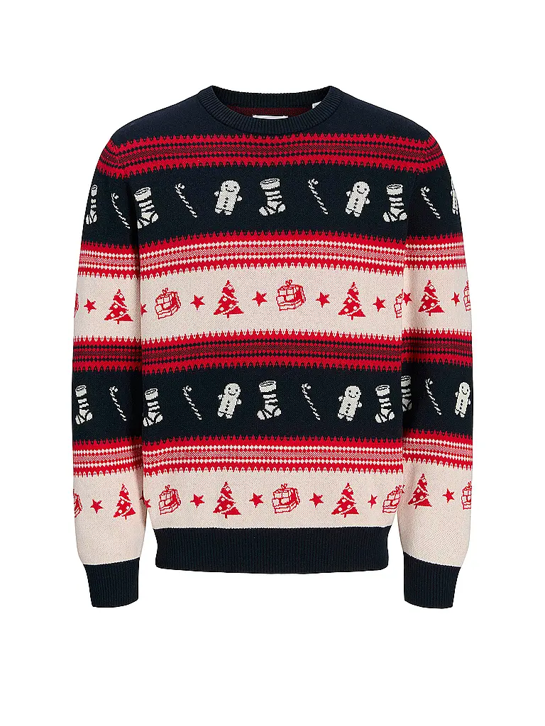 JACK & JONES | Pullover JJXMAS | Dunkelblau