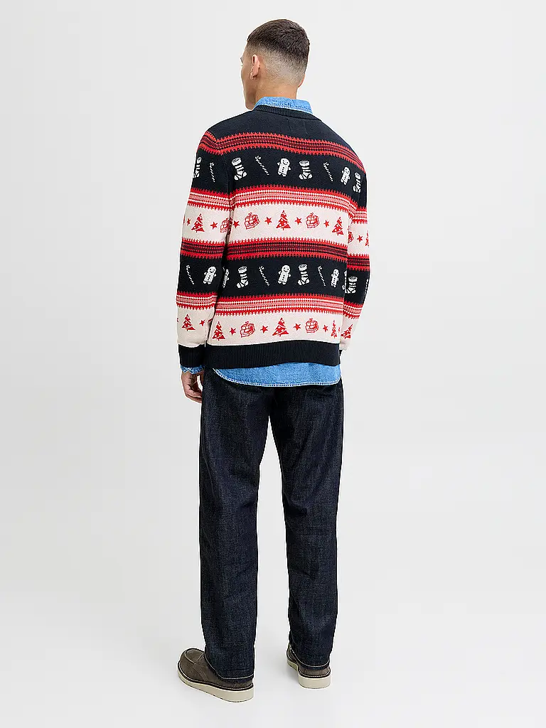 JACK & JONES | Pullover JJXMAS | Dunkelblau