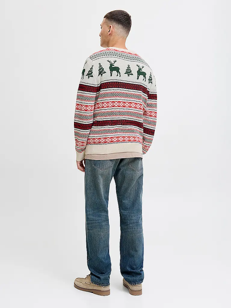 JACK & JONES | Pullover JJXMAS | Dunkelgrün