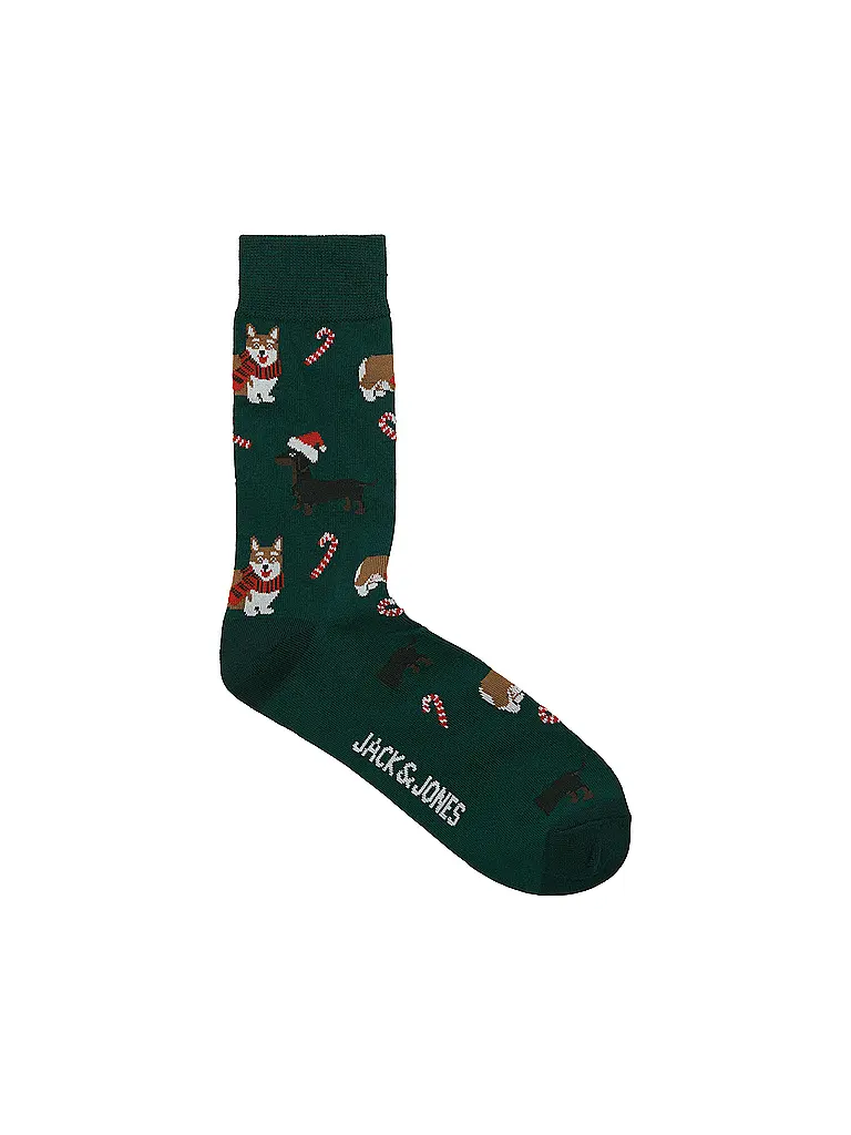 JACK & JONES | Socken JACXMAS | Dunkelgrün