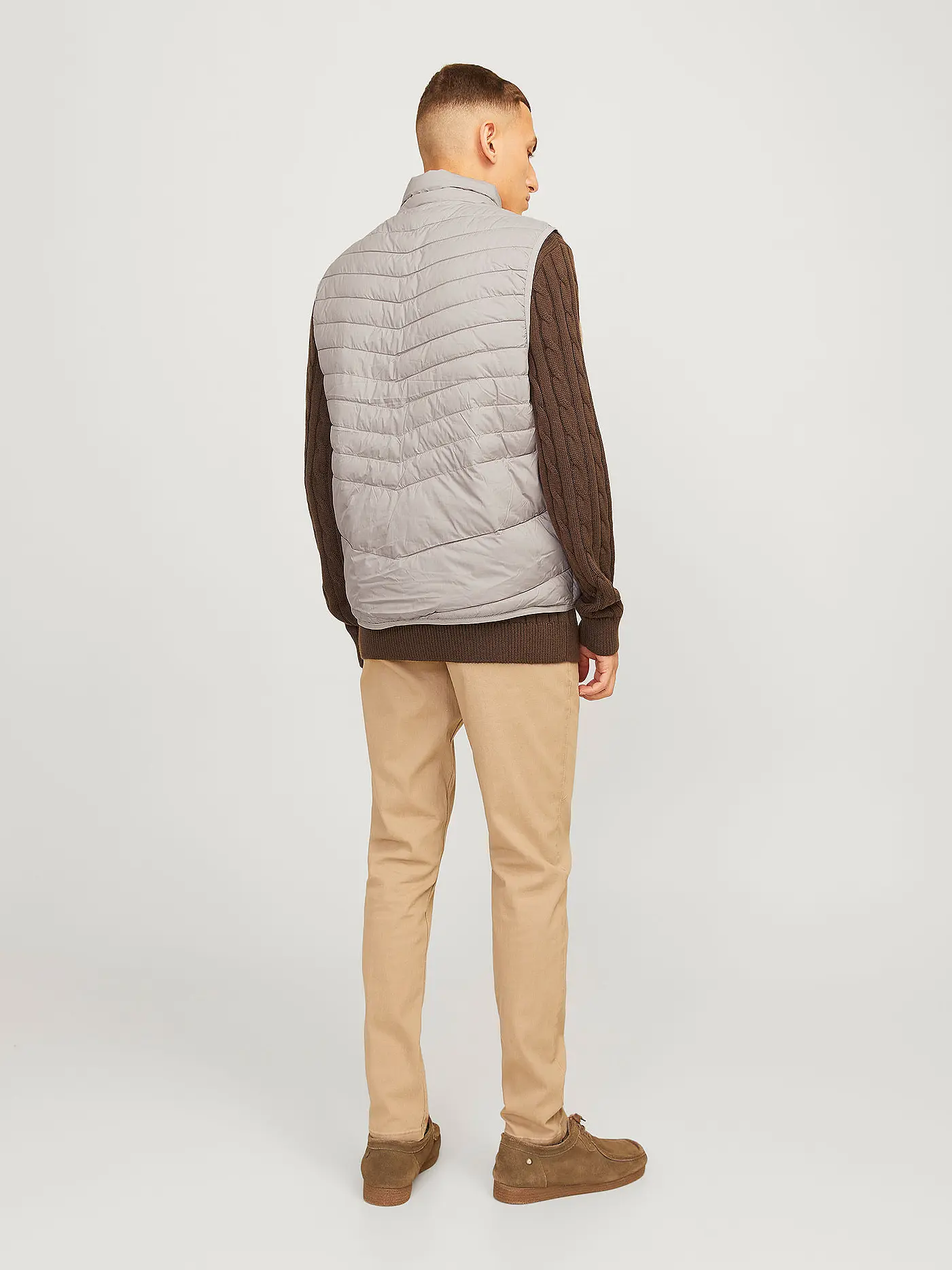 JACK & JONES | Steppgilet JJESTATE | creme