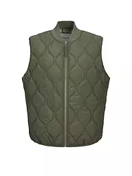 JACK & JONES | Steppgilet JJKODA  | olive