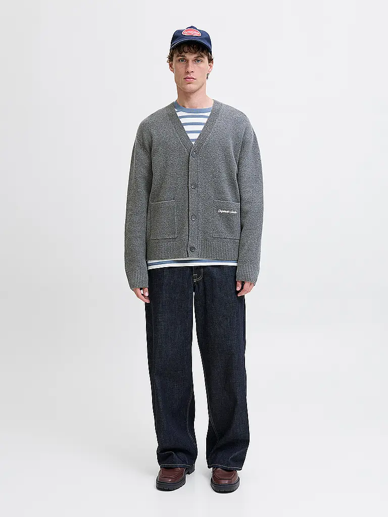 JACK & JONES | Strickjacke JORNORREBRO | Grau