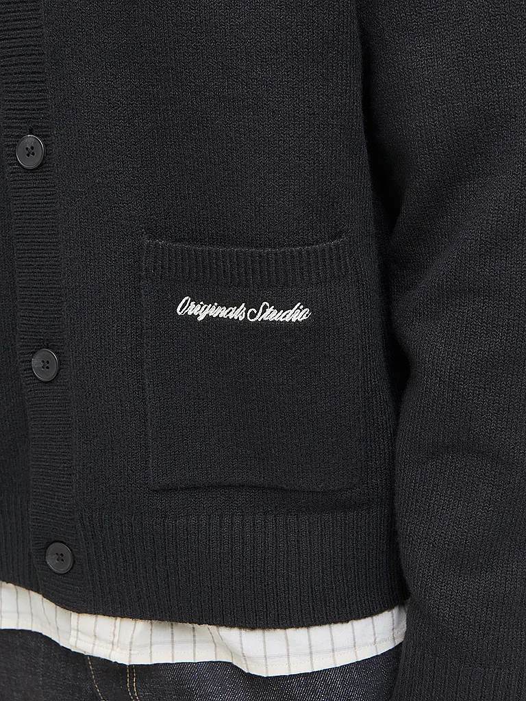 JACK & JONES | Strickjacke JORNORREBRO | schwarz